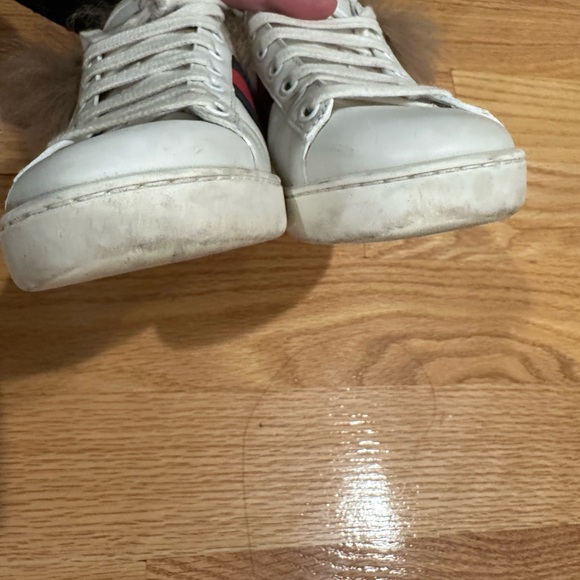Authentic Gucci Ace Sneakers with Fur size 5 - Picture 8 of 8